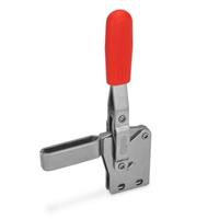 GN 810.1 Stainless Steel Vertical Acting Toggle Clamp with Vertical Mounting Base